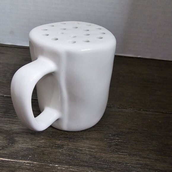 Rae Dunn Artisan Parmesan Cheese Shaker White Black Letters 2022 Magenta - Picture 4 of 9